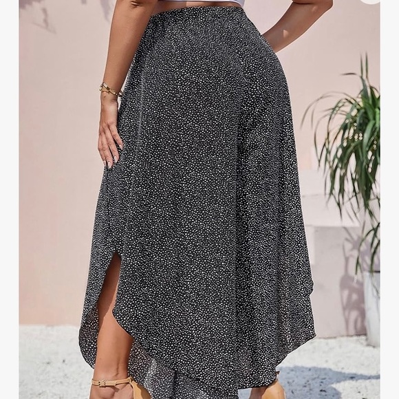 wdirara Pants - Black and white wide leg pants